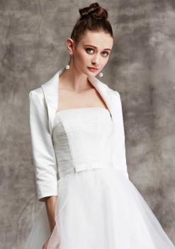 NEU* Bolero,Brautjacke aus Satin